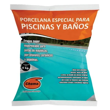 Fragua para piscina chema 5 kg resistente al cloro y humedad | MARKET CERAMICO