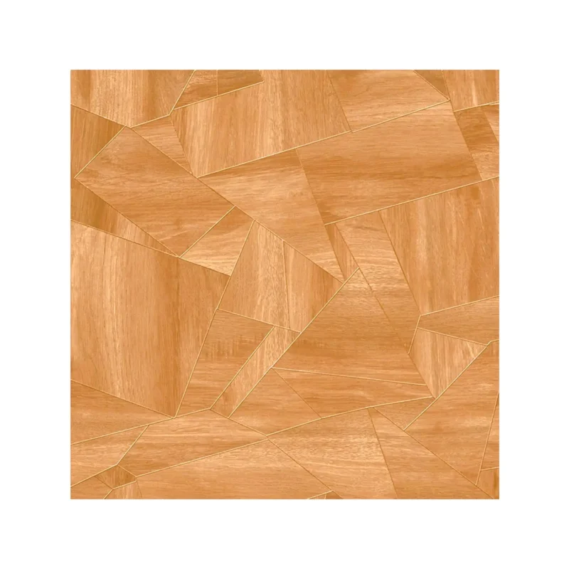 Piso cerámico Kari Beige 60x60 color madera semibrillante para salas, cocinas y dormitorios de tránsito medio.