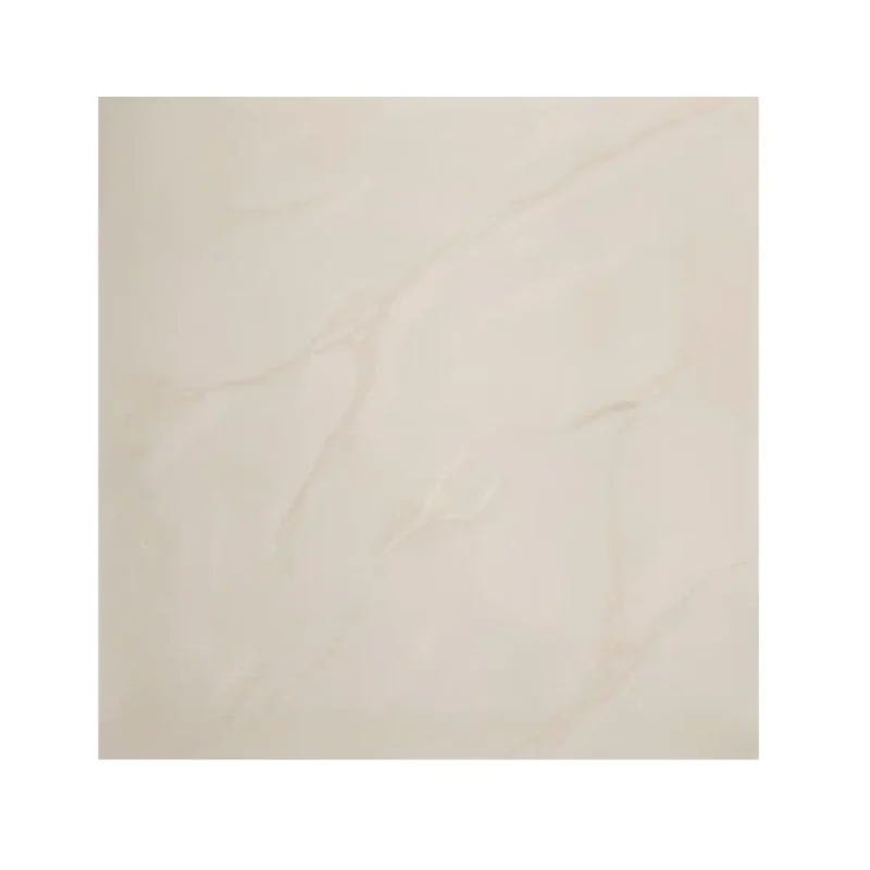 Porcelanato normalizado beige brillante 60x60 cm marmolizado con vetas elegantes para pisos interiores | MARKET CERÁMICO