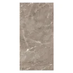 Porcelanato Broncita Taupe brillante rectificado 60x120 cm con diseño tipo piedra natural, vetas suaves y acabado destonificado