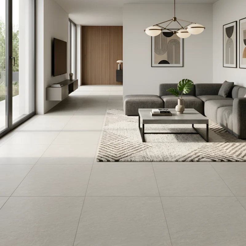 Porcelanato Piedra Pietra Blanco Mate 60x60 alto tránsito para pisos modernos – Market Cerámico