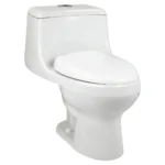 Inodoro One Piece Advance 2.0 Blanco Trebol con descarga dual y diseño moderno para baños contemporáneos.