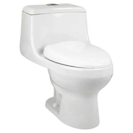 Inodoro One Piece Advance 2.0 Blanco Trebol con descarga dual y diseño moderno para baños contemporáneos.