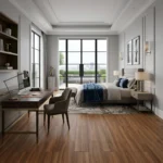 Porcelanato Tablón Wood Natural 20x100 cm mate con caras variadas, inspirado en la madera natural. Gres porcelánico de alto tránsito para pisos y paredes disponible en MARKET CERÁMICO.